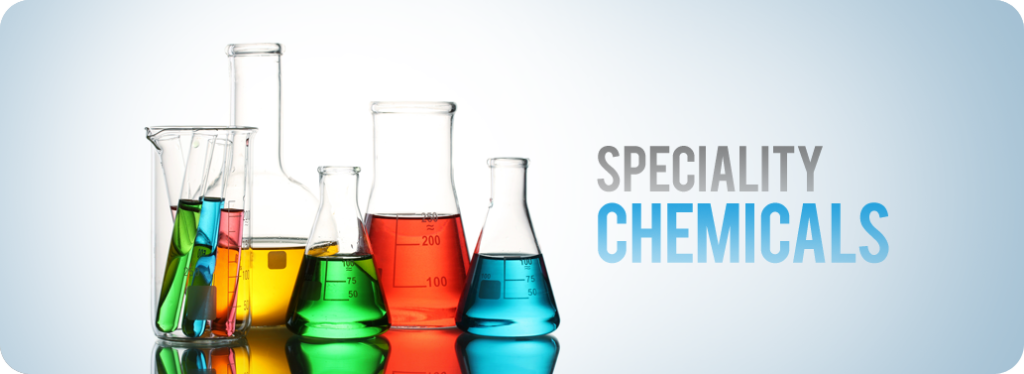 Specialty chemicals, primarily utilized in industrial applications 