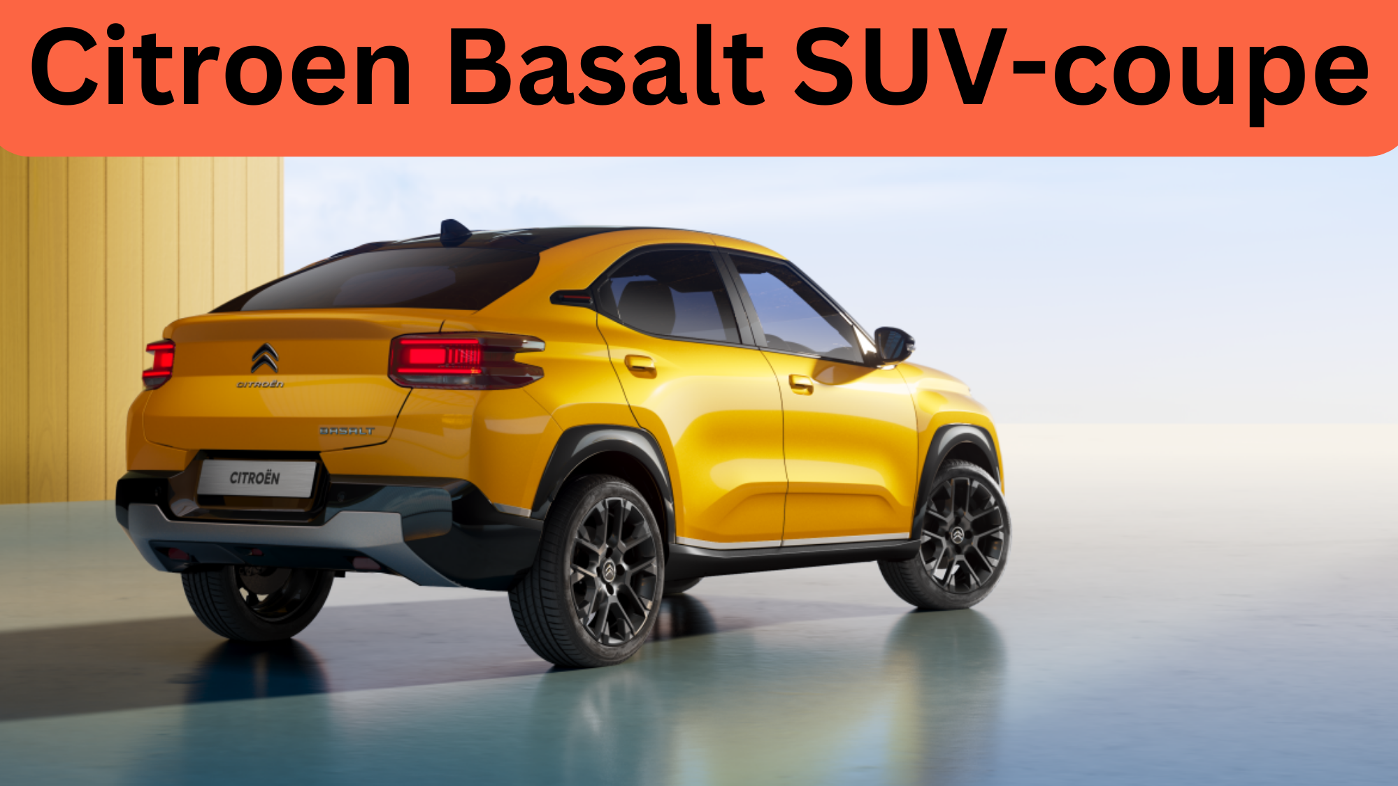 New Citroen Basalt: A Glimpse into the Future of Coupe-SUVs