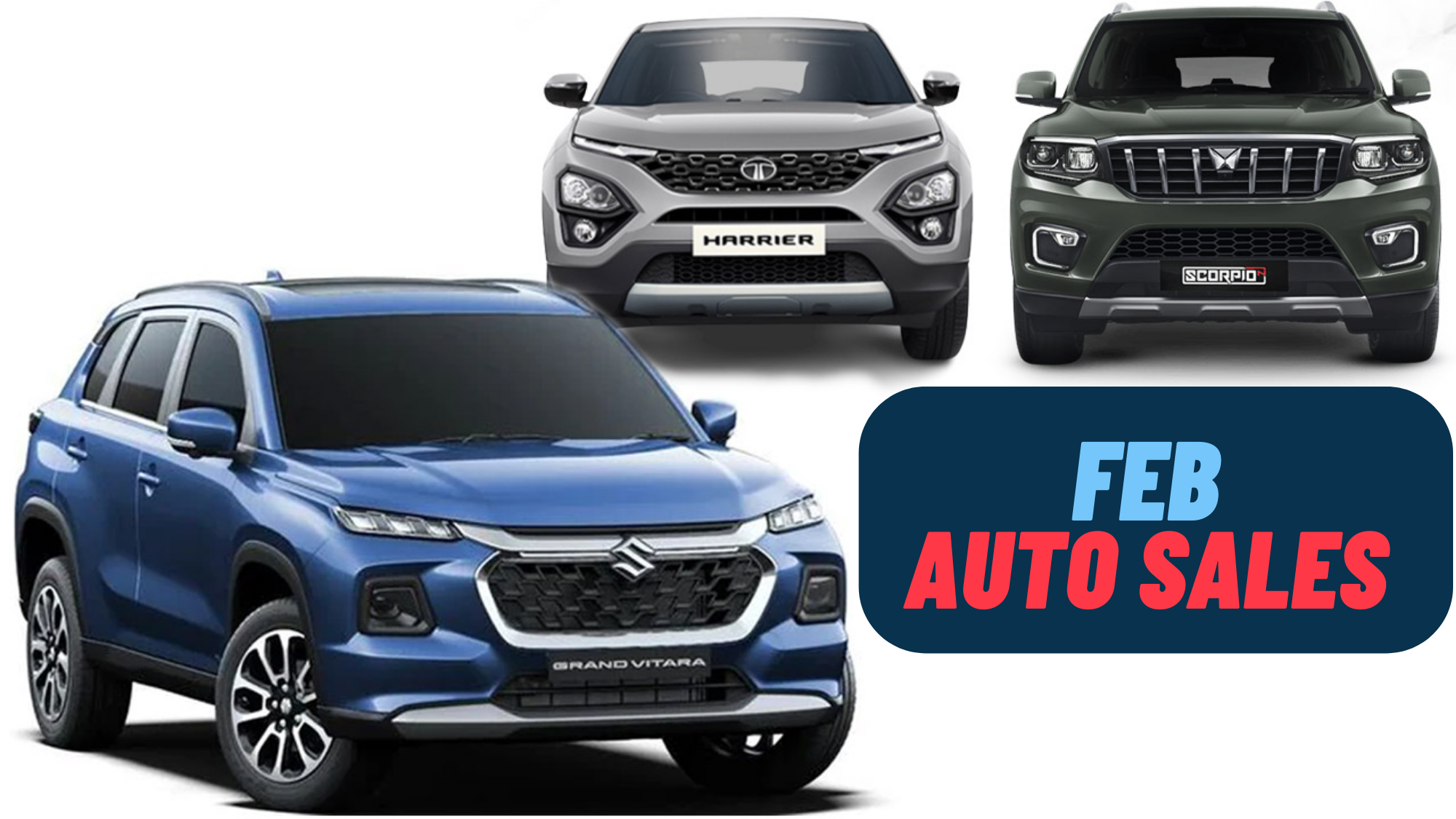 SUV Surge: Indian Automakers Report Stellar February Sales Performance