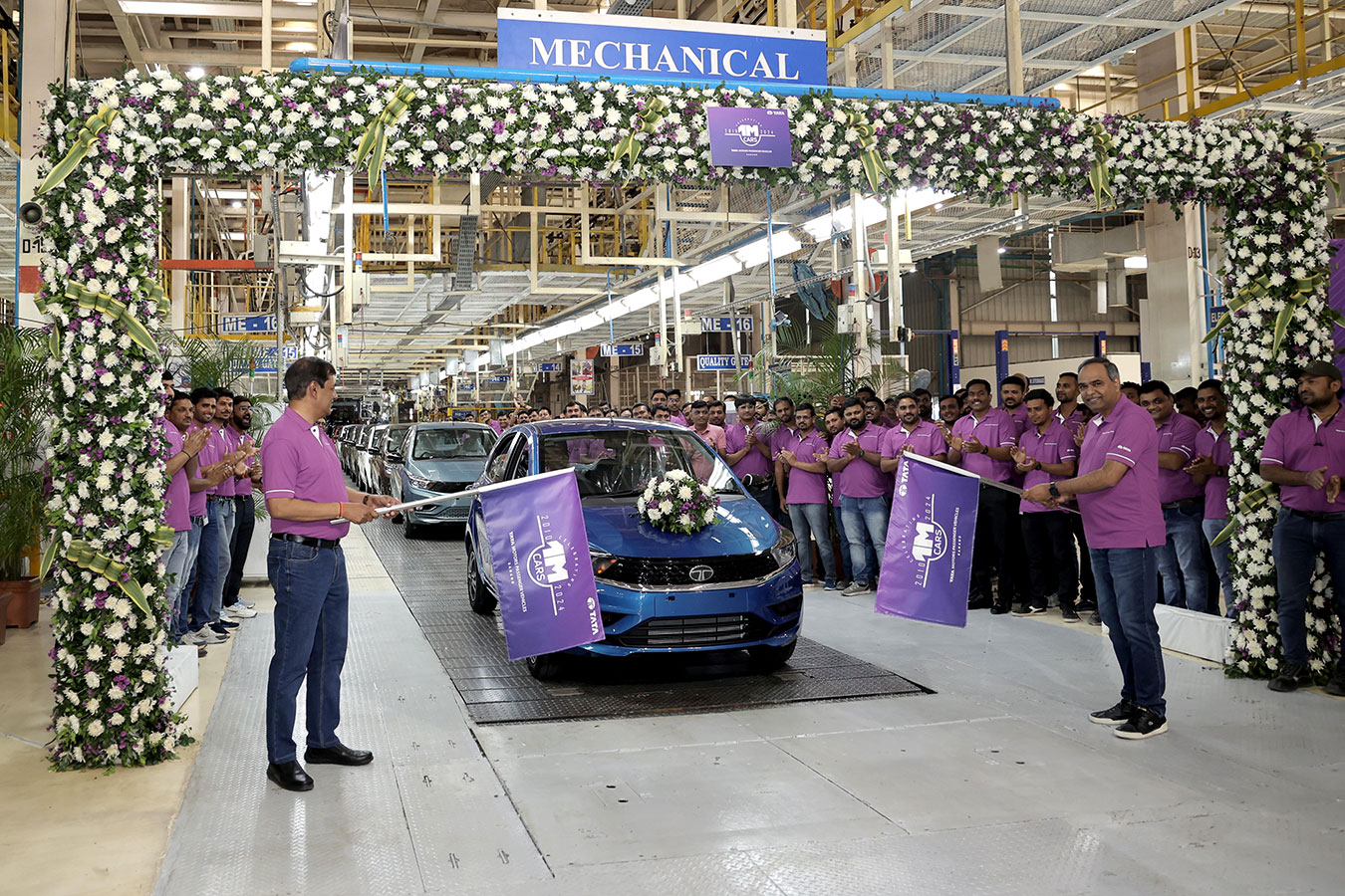 Tata Motors Sanand Plant Hits 1 Million Production Milestone: A Triumph in Automotive Manufacturing