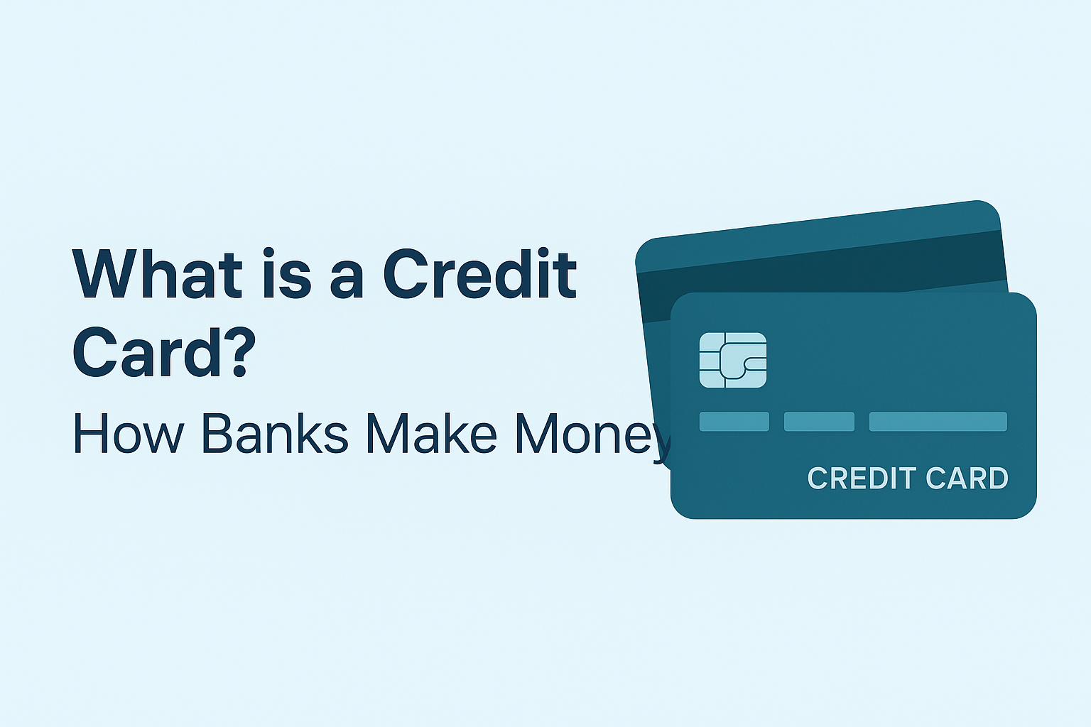 What is a Credit Card?& How Banks Make Money?