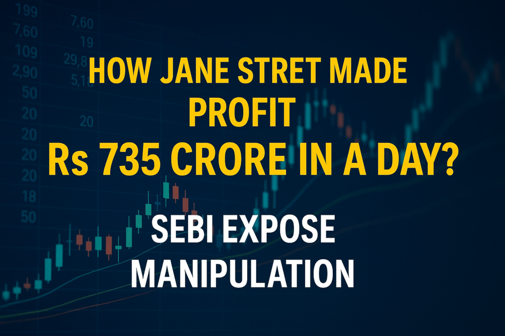 How Jane Street made profit Rs 735 crore in a day SEBI Expose Manipulation.