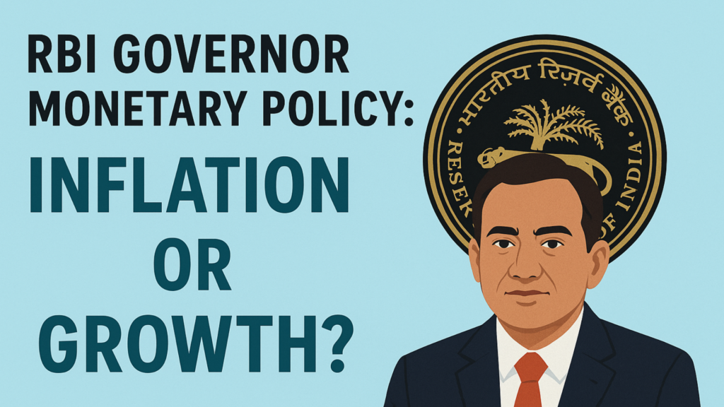 What is RBI Governor Monetary Policy Its Inflation or Growth