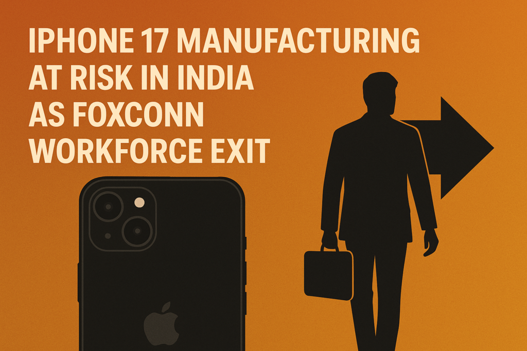 iPhone 17 Manufacturing at Risk in India as Foxconn Workforce Exit