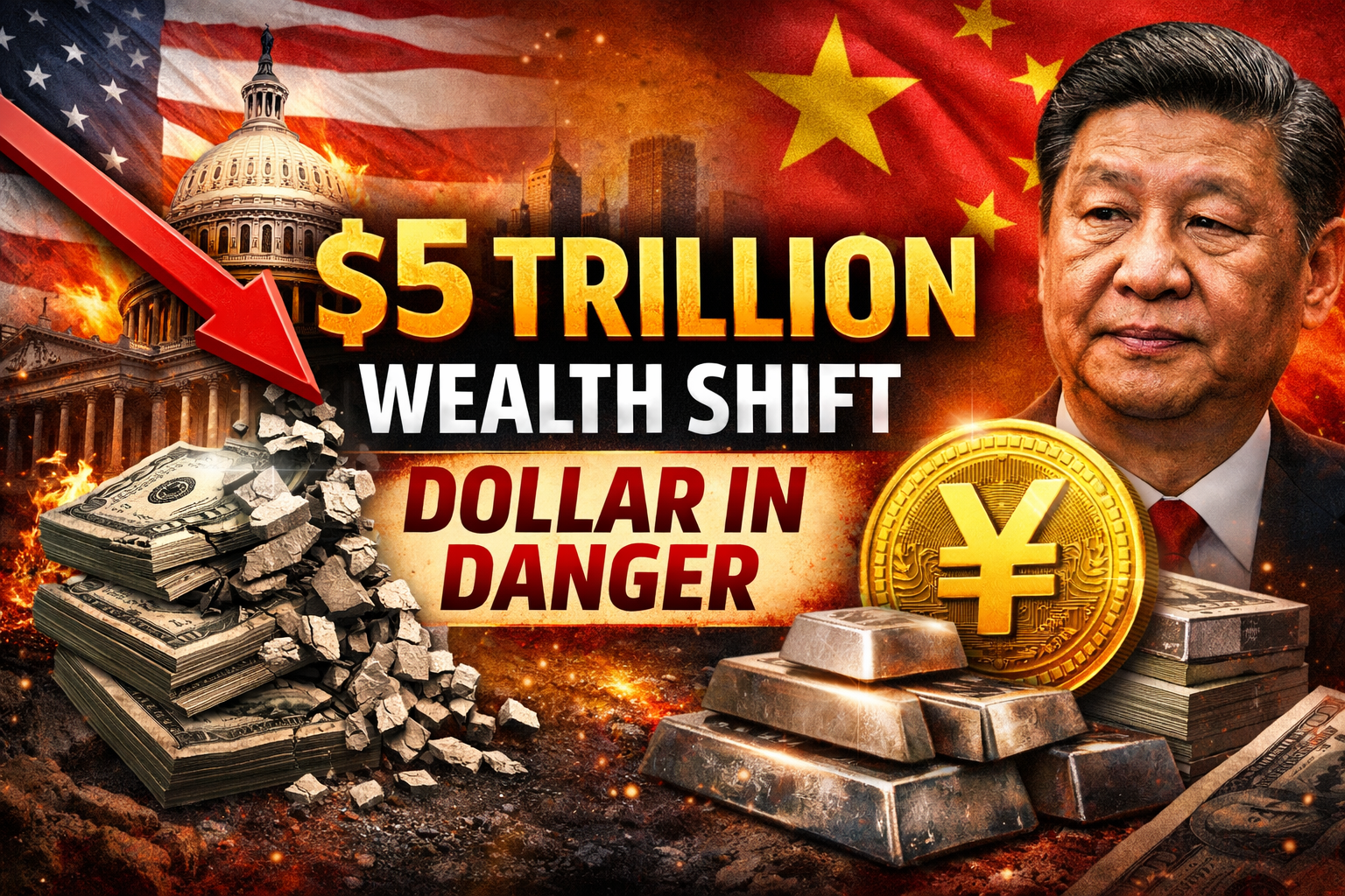 The $5 Trillion Wealth Shift; How China Is Quietly Challenging Dollar?