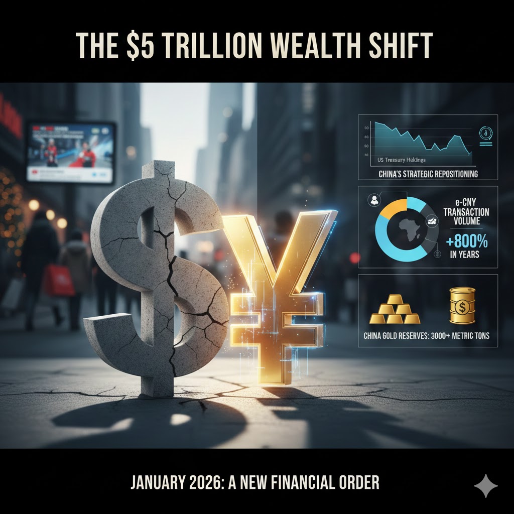 The $5 Trillion Wealth Shift; How China Is Quietly Challenging Dollar?